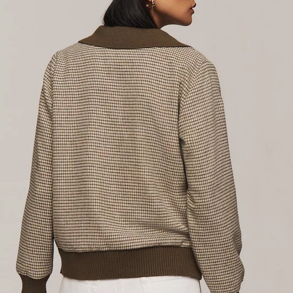 Anthropologie Brown and Cream Cardigan - Picture 2 of 6